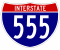 I-555 shield.