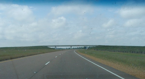 Typical section of the U.S. 49 Clarksdale Bypass
